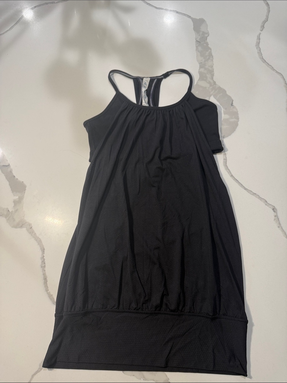 LULULEMON NO LIMITS TANK TOP SOLID BLACK YOGA